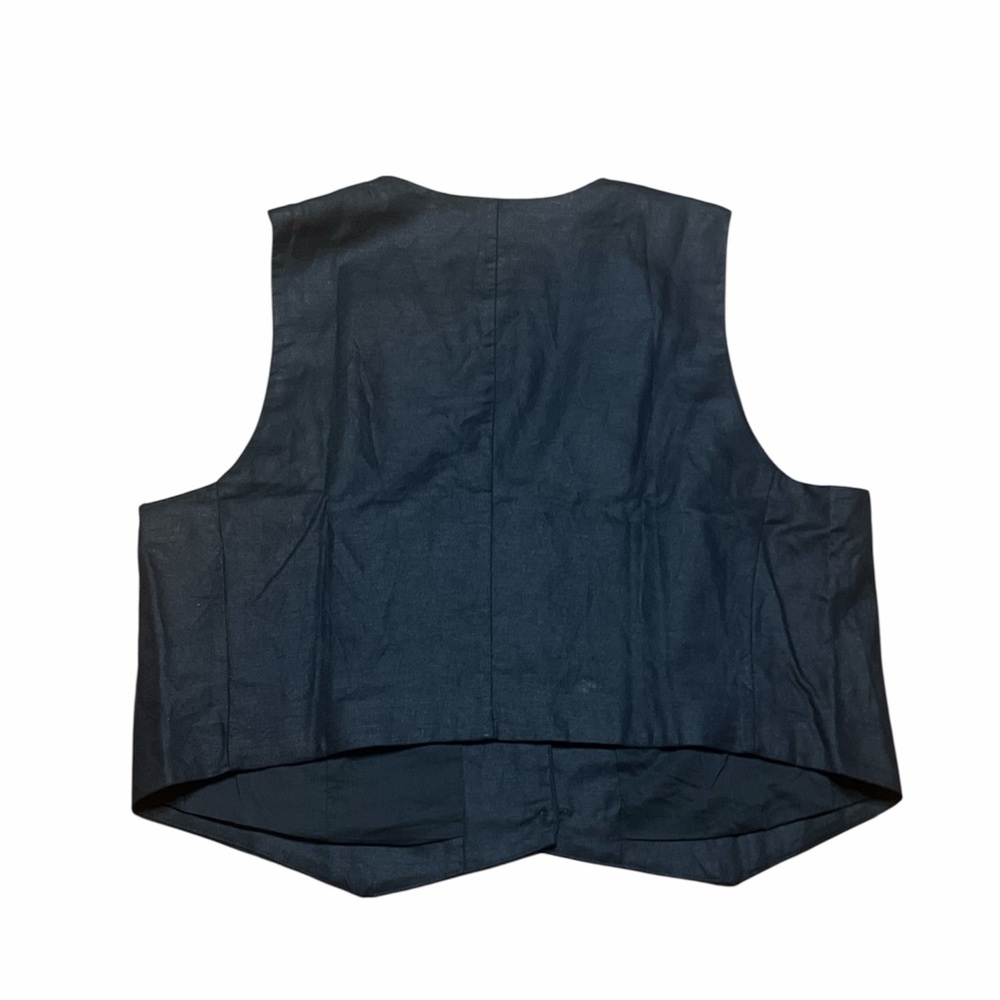 GAP Black Buttoned Vest Size XL - Picture 5 of 5